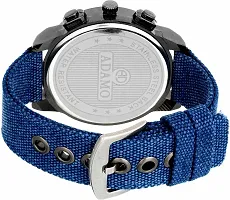 Stylish Blue Denim Analog Watch For Men-thumb3