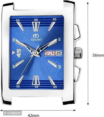 Stylish Silver Metal Analog Watch For Men-thumb4