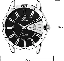 Stylish Silver Metal Analog Watch For Men-thumb2