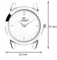 ADAMO Slim White Dial Women's  Girl's Watch AD72PK01-thumb2