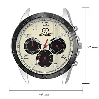 ADAMO Men's  Boy's Designer White Dial Analog Watch (A314SM01)-thumb1