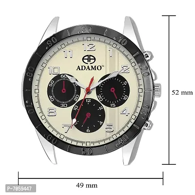 ADAMO Men's  Boy's Designer White Dial Analog Watch (A314SM01)-thumb2