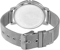 Stylish Silver Metal Analog Watch For Men-thumb3