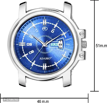 Stylish Silver Metal Analog Watch For Men-thumb4