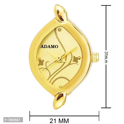 ADAMO Enchant Gold Dial Women's  Girl's Watch 2455YM04-thumb5