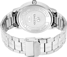 Stylish Silver Metal Analog Watch For Men-thumb3