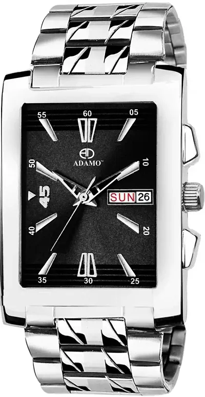 ADAMO Veteran Dial Day Date Men's Boy's Watch 843SSM02