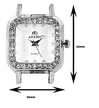 ADAMO Women's Designer White Dial Analog Watch (A504OR01)-thumb2