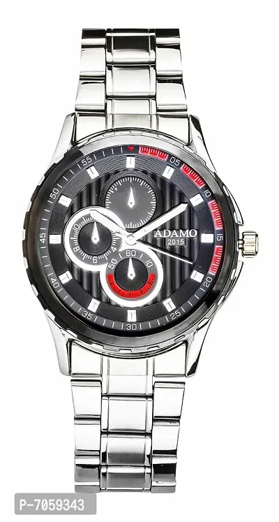 ADAMO Aristocrat Black Dial Men's  Boy's Watch AD92SM02-thumb0