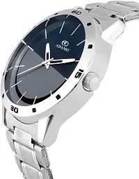 Stylish Silver Metal Analog Watch For Men-thumb2