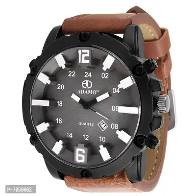 ADAMO Designer Brown Dial Men's  Boy's Watch 337NEL02-thumb0