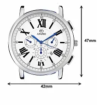 Adamo Men's Aristocrat Analog Dial Watch A300SB01 (Blue-White)-thumb1