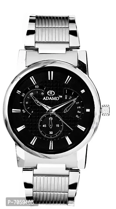 ADAMO Military Black Dial Men's  Boy's Watch AD66SM02
