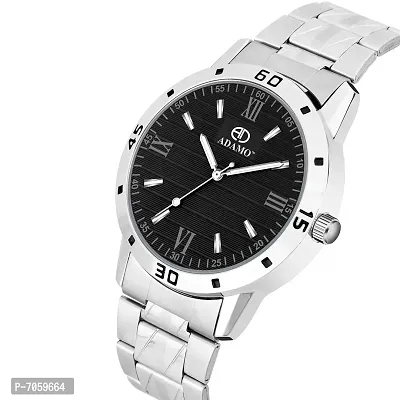 ADAMO Designer Black Dial Men's  Boy's Watch 101SSM02-thumb2