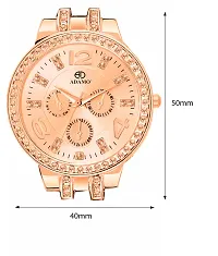 ADAMO Analog Rose Gold Dial Women's Watch-839KKM21-thumb3