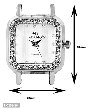 ADAMO Designer White Dial Analog Women's Brown Watch - A504BR01-thumb3