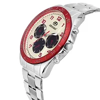 ADAMO Men's Designer Dial Analog Watch (White, Red, A314RD01, Diameter: 45 millimeter)-thumb2