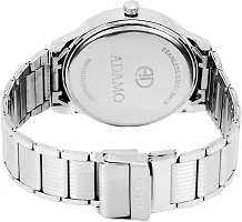 Stylish Silver Metal Analog Watch For Men-thumb3