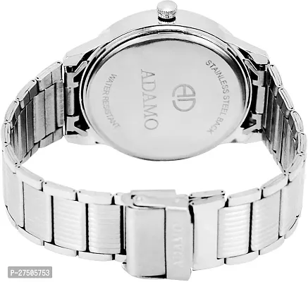 Stylish Silver Metal Analog Watch For Men-thumb4