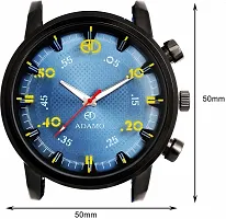 Stylish Blue Denim Analog Watch For Men-thumb1