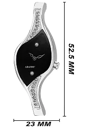 ADAMO Enchant Black Dial Women's  Girl's Watch 9710SM02-thumb1