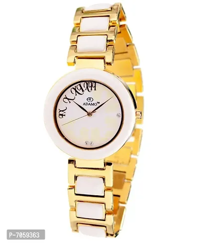 ADAMO Shine White Dial Women's  Girl's Watch AD15BM01