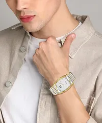 Stylish Multicolored Metal Analog Watch For Men-thumb1