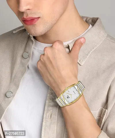 Stylish Multicolored Metal Analog Watch For Men-thumb2