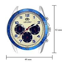 ADAMO A314SB01 Designer White and Blue Dial Analog Men's Watch-thumb1