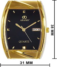 Stylish Golden Metal Analog Watch For Men-thumb2