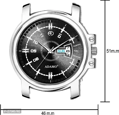 Stylish Silver Metal Analog Watch For Men-thumb4