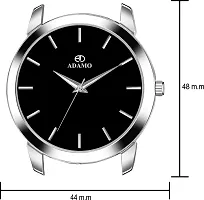 Stylish Silver Metal Analog Watch For Men-thumb1