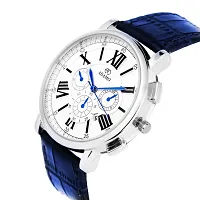 Adamo Men's Aristocrat Analog Dial Watch A300SB01 (Blue-White)-thumb2