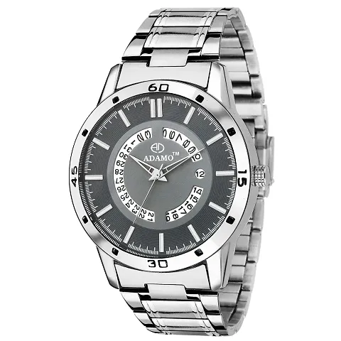 ADAMO Men Metal Strap Watch