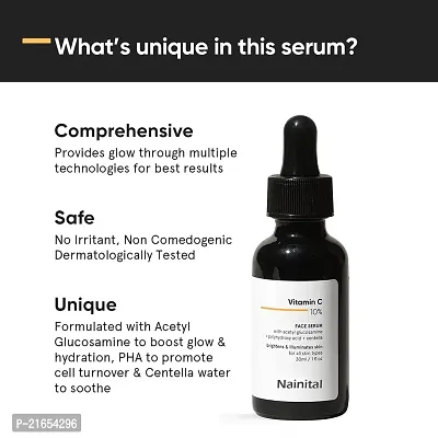 10% Vitamin C Face Serum for Glowing Skin (Beginner Friendly Potent Vitamin C Formula) | Highly Stable  Effective Skin Brightening Vit C Serum | Non Irritating | 30 ml-thumb3