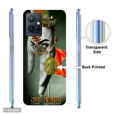 Stylish Silicon Printed Back Case Cover for Vivo T1 5G-thumb3