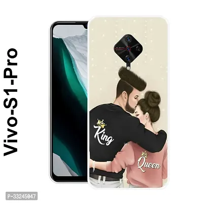 Stylish Silicon Printed Back Case Cover for Vivo S1 Pro-thumb0