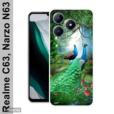 Stylish Printed Back Cover for Realme N63 5G-thumb0