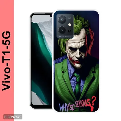 Stylish Silicon Printed Back Case Cover for Vivo T1 5G