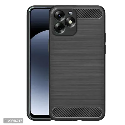 Classy Black Back Cover For Itel A70, Itel A70 4G-thumb0