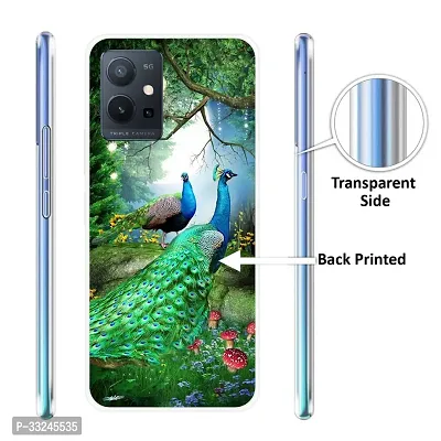 Stylish Silicon Printed Back Case Cover for Vivo T1 5G-thumb3