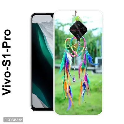 Stylish Silicon Printed Back Case Cover for Vivo S1 Pro-thumb0