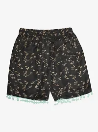 KiddoPanti Girl's Heart AOP Print Shorts-thumb1