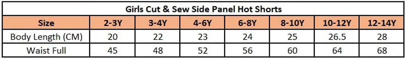 Girls Cut  Sew Side Panel Hot Shorts-thumb3