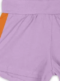 Girls Cut  Sew Side Panel Hot Shorts-thumb2