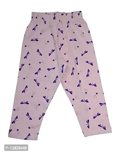 KiddoPanti Star Butterfly Print AOP Capri Legging Baby Pink-thumb0