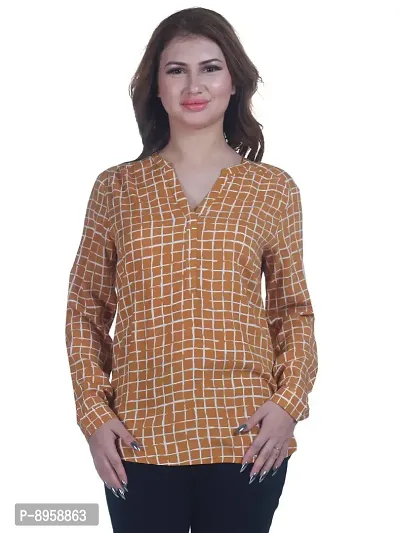 9 Impression Women Checkered Shirt Style Tops