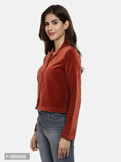 9 Impression Women Velvet Lapel Collar Jackets-thumb5