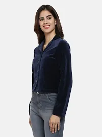 9 Impression Women Velvet Lapel Collar Jackets-thumb3