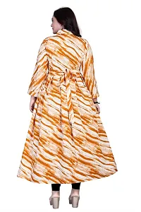 Fancy Crepe Printed Gown For Women-thumb1